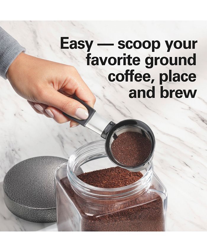 Hamilton Beach The Scoop SingleServe Coffee Maker with Removable