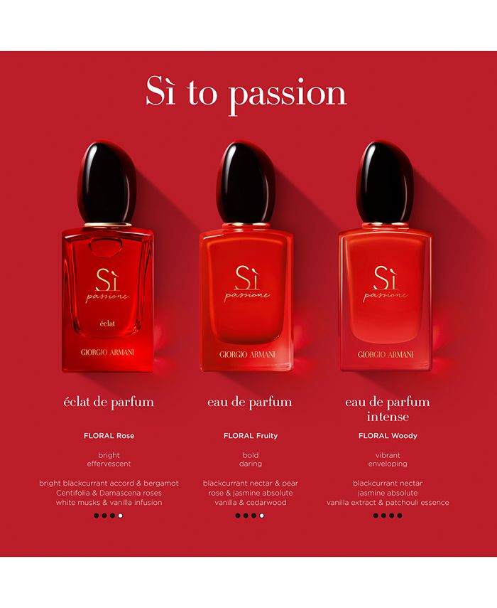 Giorgio Armani Sì Passione Eau de Parfum Spray, 5.1-oz. - Macy's