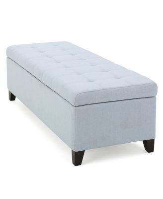 Mission Storage Ottoman