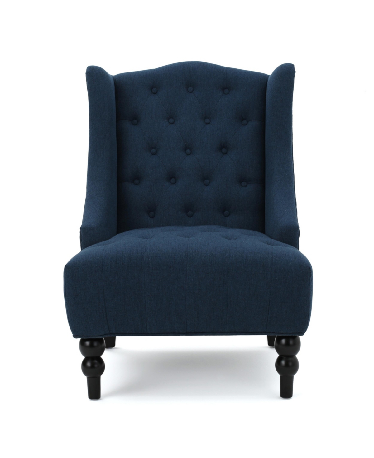 Noble House Toddman High-back Club Chair In Dark Blue