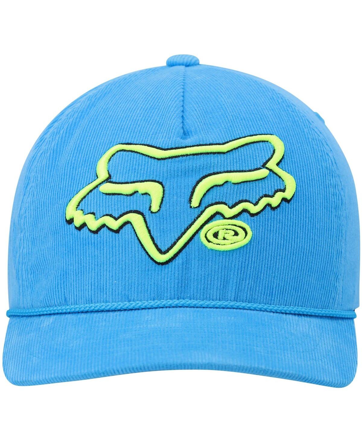 Shop Fox Men's Blue  Racing Brushed Snapback Hat