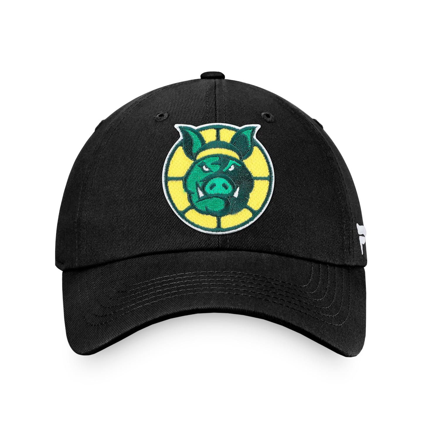 Мужская кепка Fanatics Black Ball Hogs Core Adjustable Hat — фото 3
