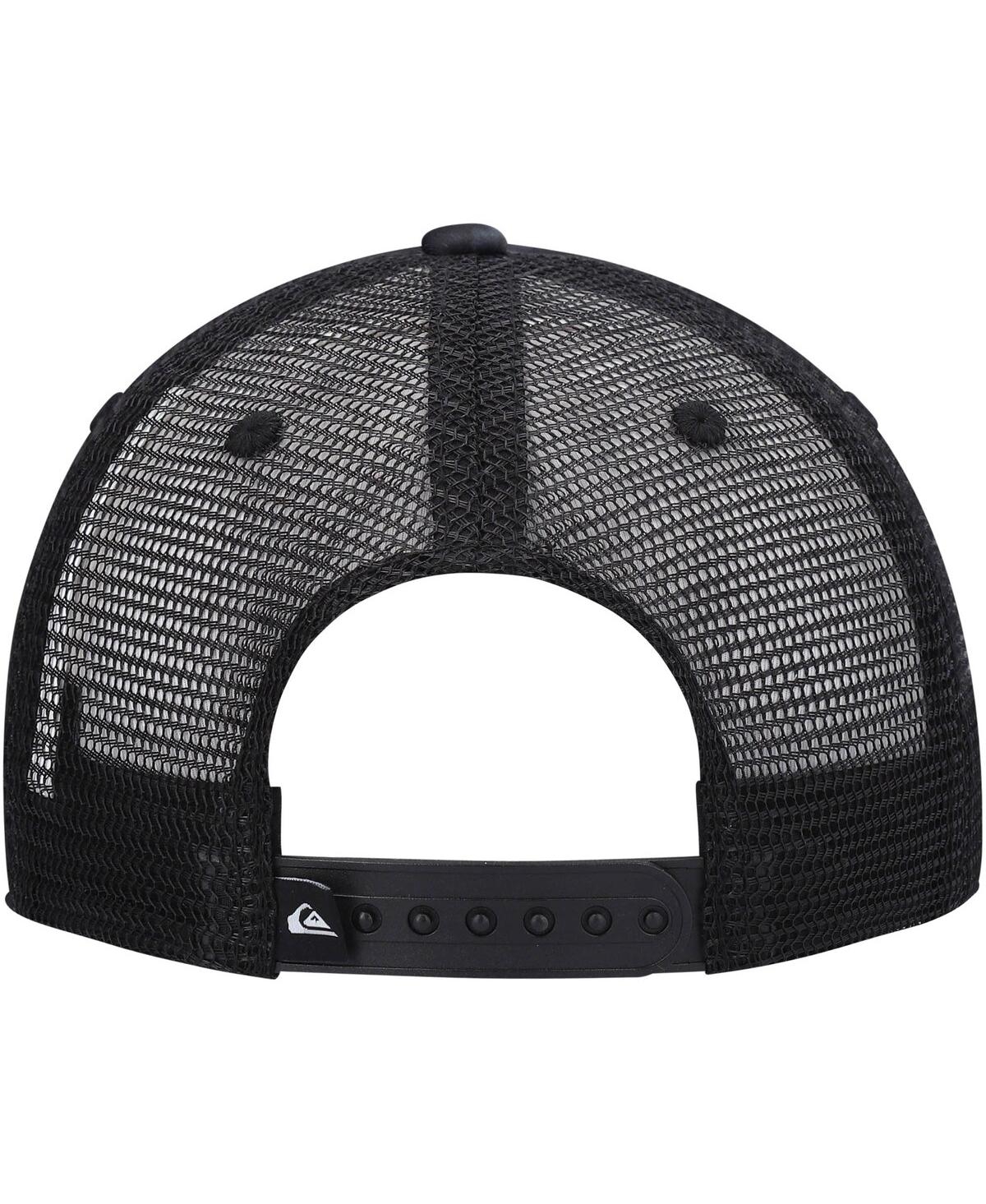 Big Boys Quiksilver Black Pidgeon Chicken Trucker Snapback Hat - Black