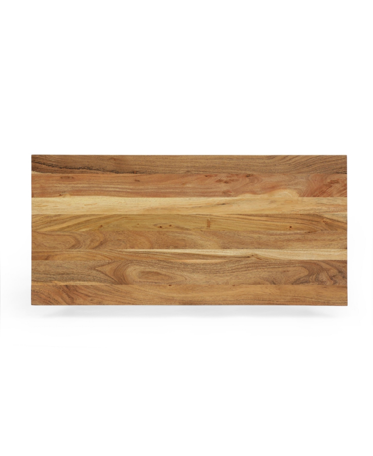 Noble House Shurley Modern Industrial Handcrafted Acacia Wood Desk In Natural