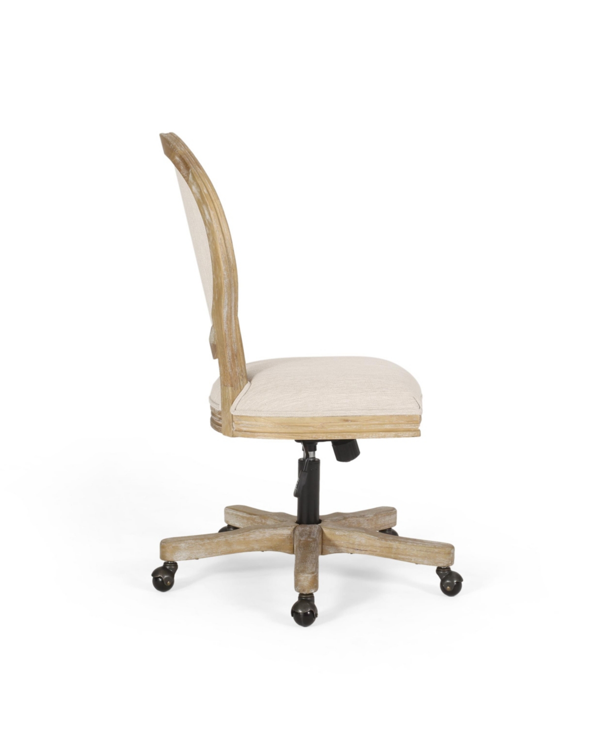 NOBLE HOUSE PISHKIN FRENCH COUNTRY UPHOLSTERED SWIVEL OFFICE CHAIR