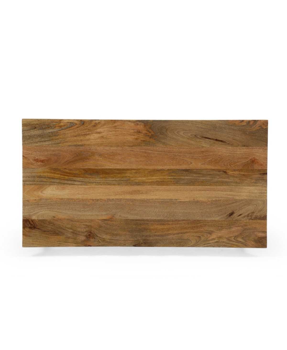 Noble House Vinton Modern Industrial Handcrafted Wood Desk In Honey Brow