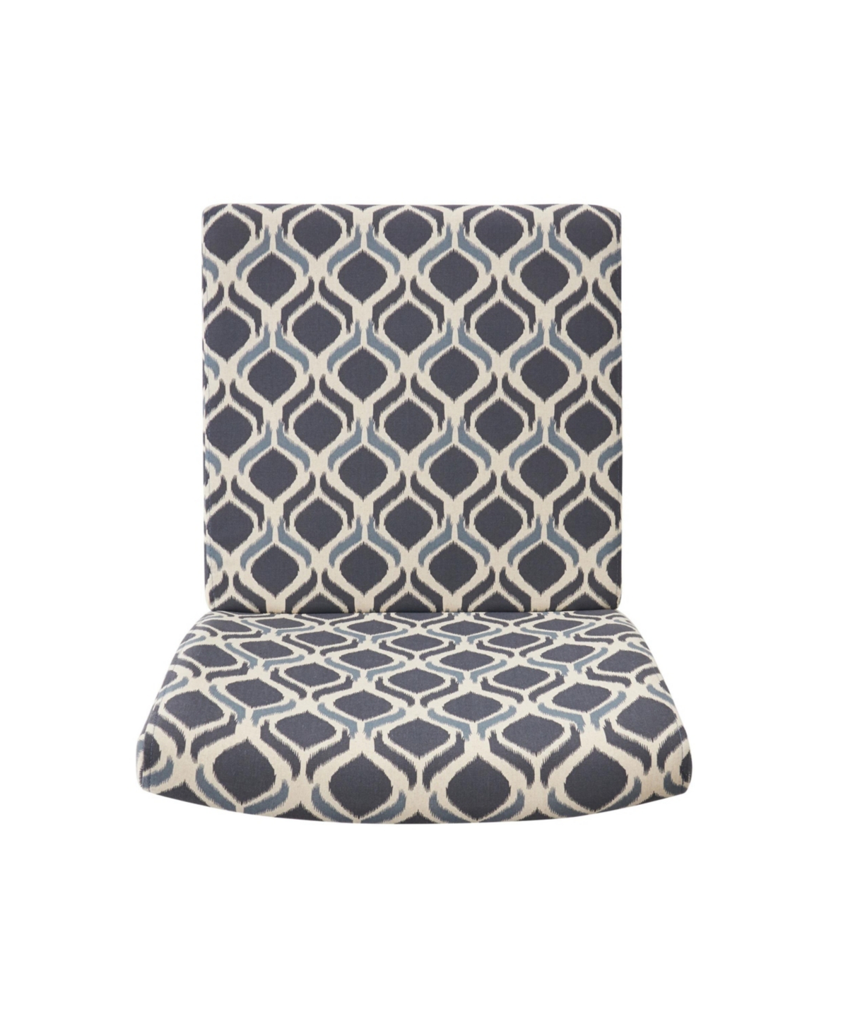 Noble House Kassi Contemporary Fabric Slipper Accent Chair In Blue
