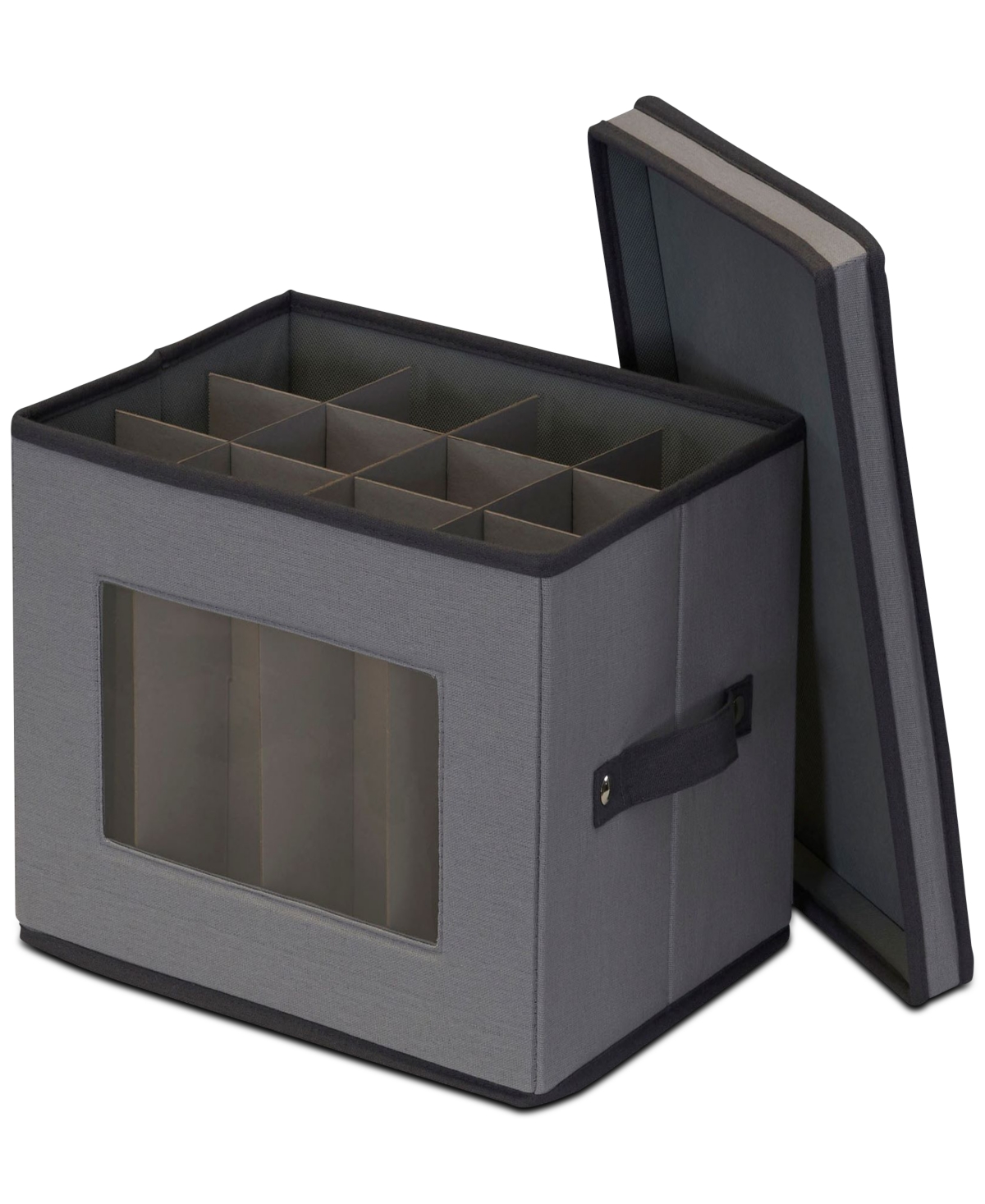 Shop Household Essentials Champagne Flute Storage Box In Gray
