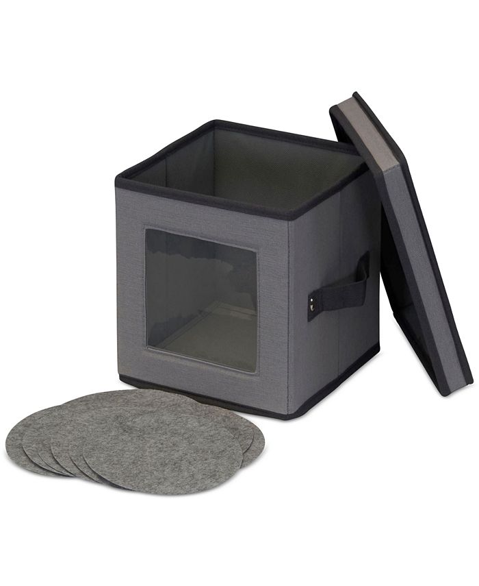 Household Essentials Bowl/Salad Plate Storage Box Macy's