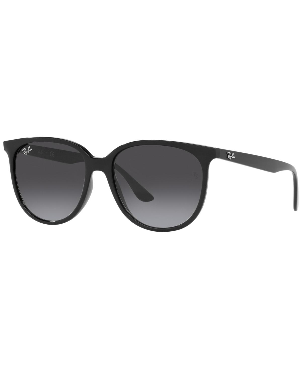 Ray Ban Ray-ban Erika 54mm Gradient Round Sunglasses In Black
