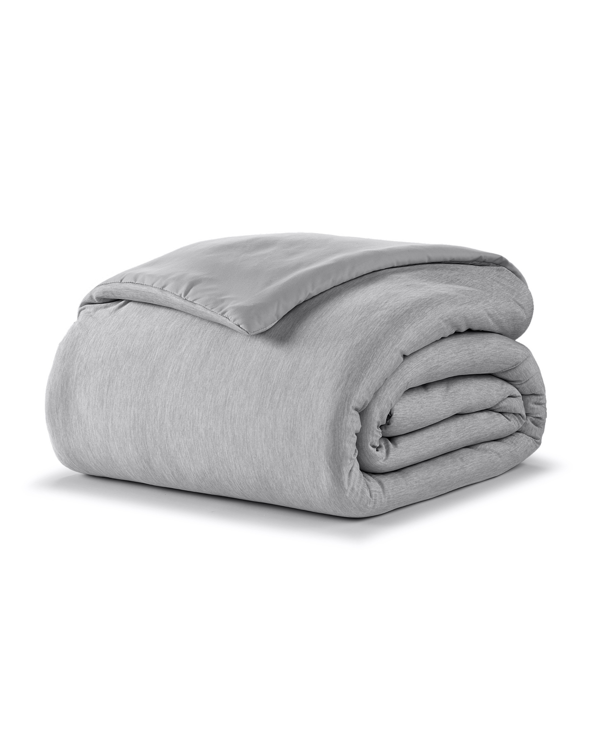 Ella Jayne Cooling Jersey Down-alternative Comforter, Full/queen In Light Gray