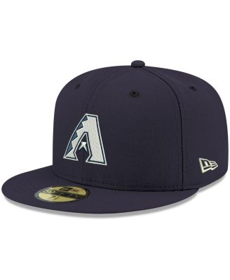 Men's Navy Arizona Diamondbacks Logo White 59FIFTY Fitted Hat