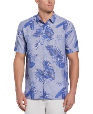 Cubavera - Men's Big & Tall Tropical-Print Shirt