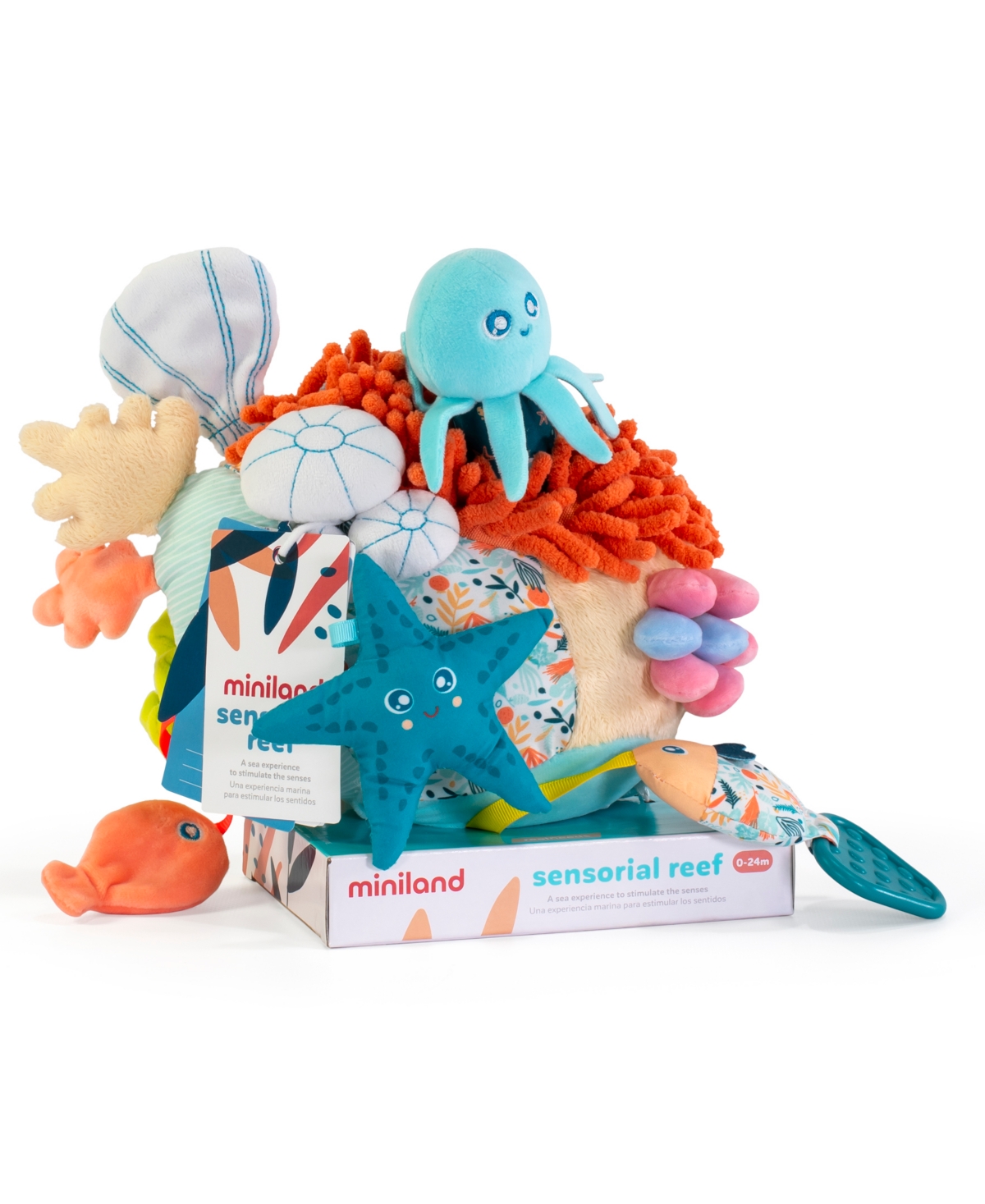 Miniland Sensorial Reef; Sensory Stimulation For Baby-multipurpose Toy In No Color