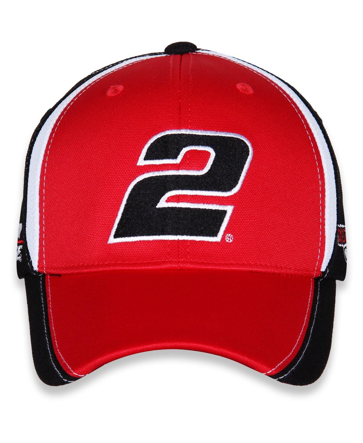 Men's Team Penske Black Austin Cindric Discount Tire Number Performance Adjustable Hat - Black