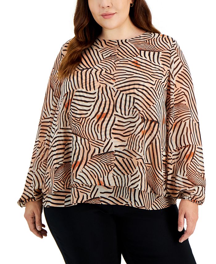 Macy's chiffon blouses sales