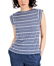 Womens Striped Tops - Macy's