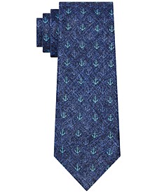 Men's Anchor-Print Tie
