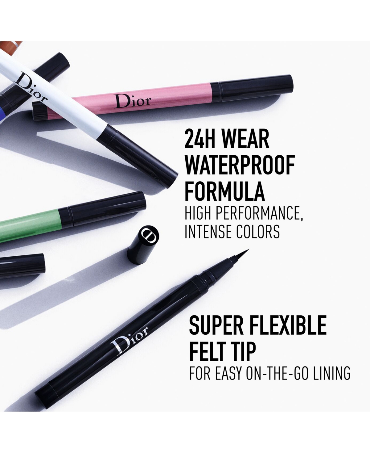 Shop Dior Show On Stage Waterproof Liquid Eyeliner In Matte White (a Matte White)