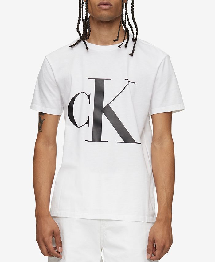 Buy Calvin Klein Jeans Flock Monogram Slim T-Shirt 