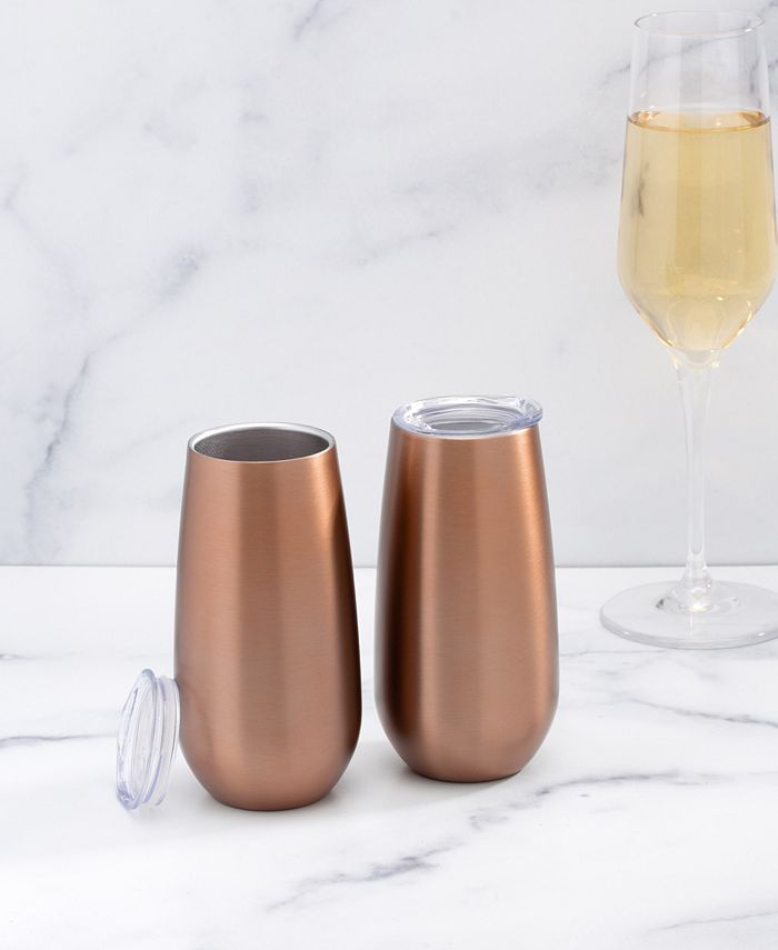 Cambridge Insulated Champagne Flutes, Set of 2 Macy's
