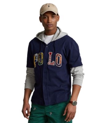 Polo Ralph Lauren Men s Logo Hooded Baseball Jersey Macy s