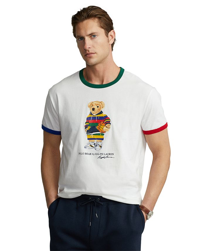 Polo Ralph Lauren Men's Classic-Fit Polo Bear Jersey T-Shirt - Macy's