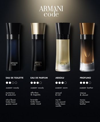 Armani Code Profumo Cologne by Giorgio Armani 3.7 Fl. Oz Parfum Spray For  Men
