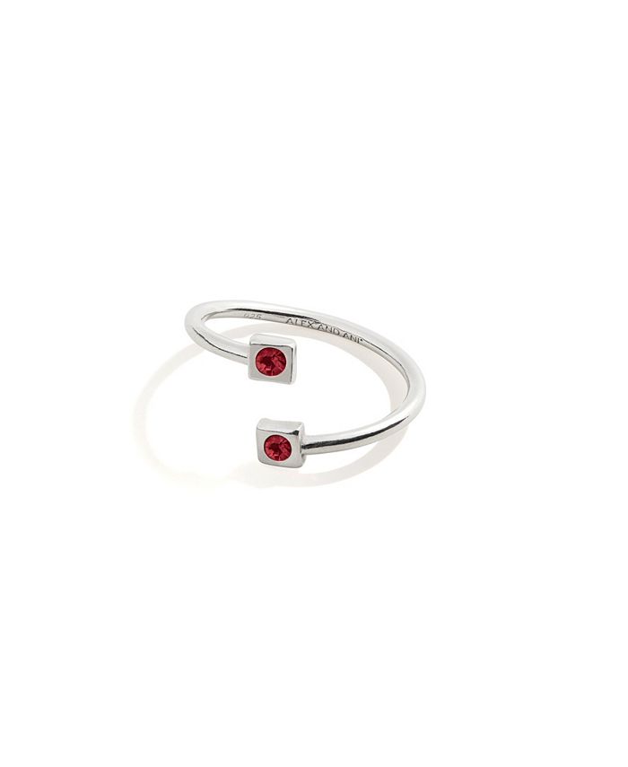 Alex and Ani Crystal Infusion Heart Ring Macy s