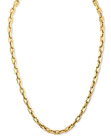 Polished Dual Link 22" Chain Necklace, Created for Macy's