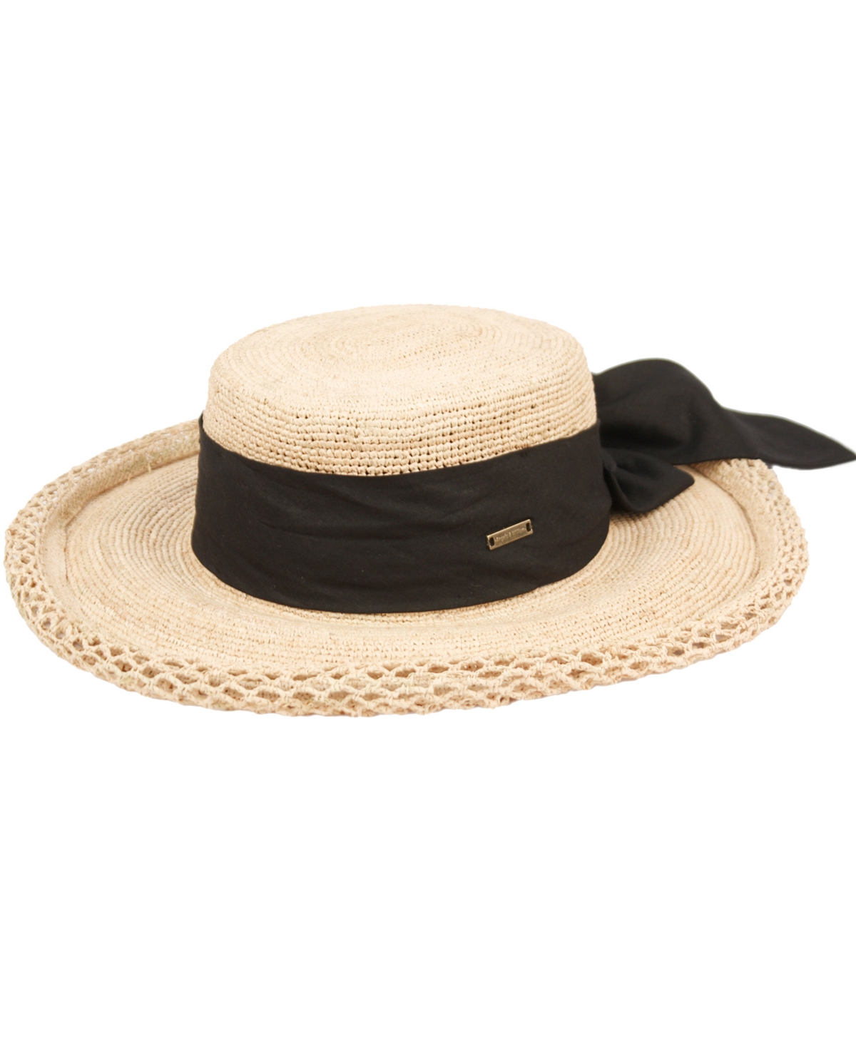 Shop Angela & William Women's Beach Sun Straw Floppy Hat In Natural