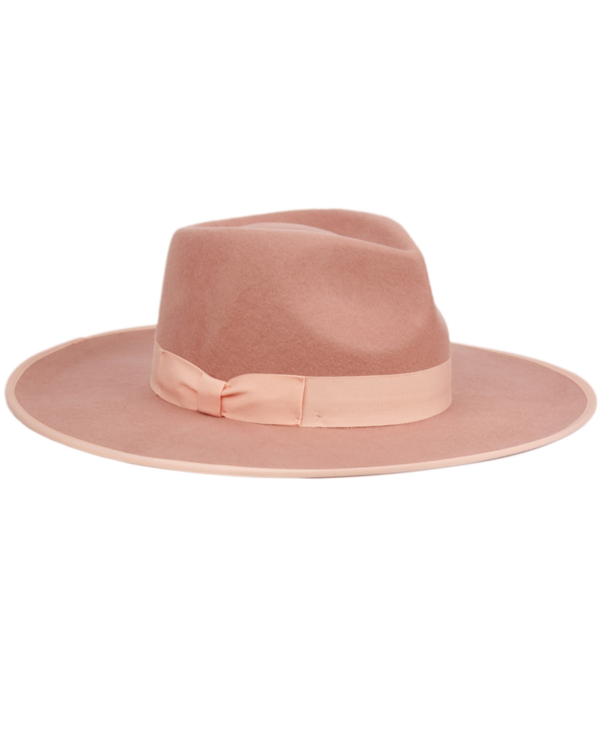 Angela & William Women's Wide Brim Felt Rancher Fedora Hat In Indi Pink
