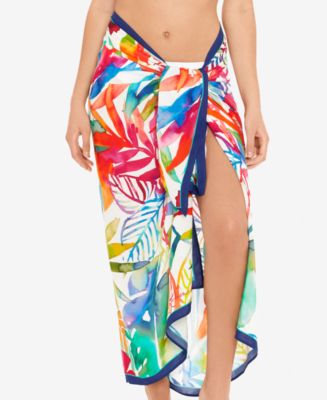 Lauren Ralph Lauren Women's Printed Pareo Sarong Cover-Up & Reviews -  Swimsuits & Cover-Ups - Women - Macy's