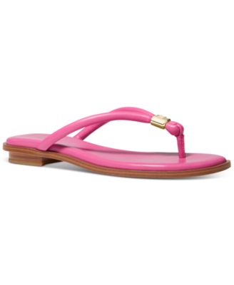 Michael Kors Women's Annie Thong Flat Sandals Macy's