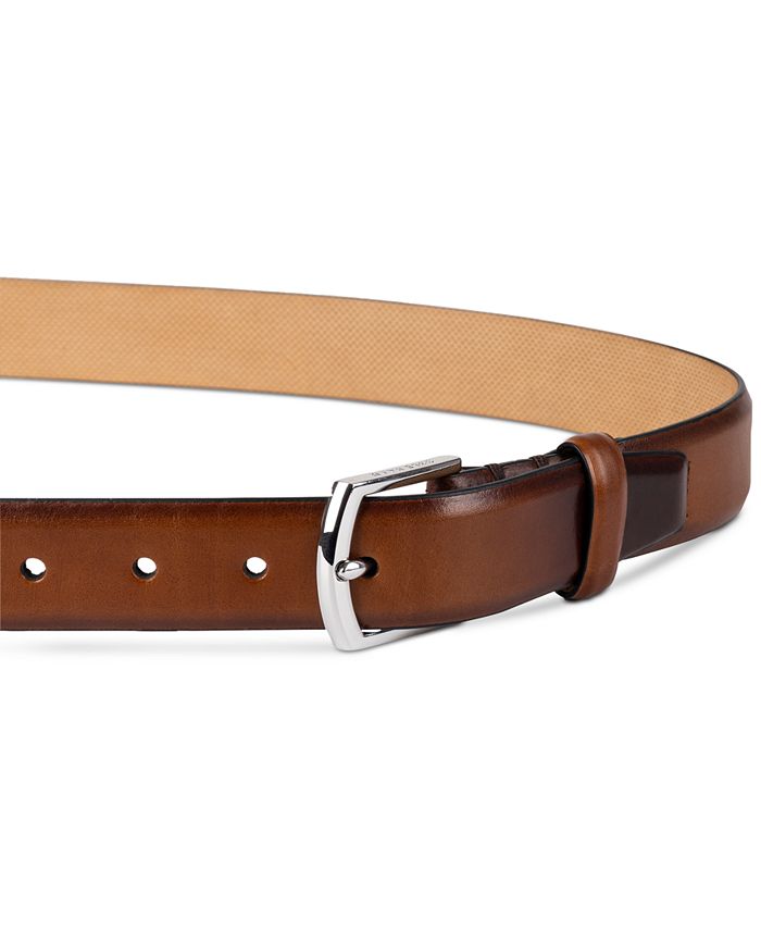 Cole Haan Men's Lewis Burnished Leather Dress Belt Macy's