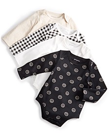 Baby Boys & Girls Mixed Bodysuits, Pack of 4, Created for Macy's