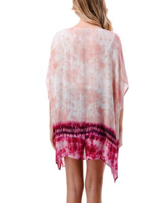 Women's Lightweight Ombre Tie Dye Kimono Wrap