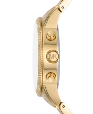 marc by♡ゴールドストーン付腕時計 Versace Men's Swiss Chronograph Gold Ion Plated Stainless Steel