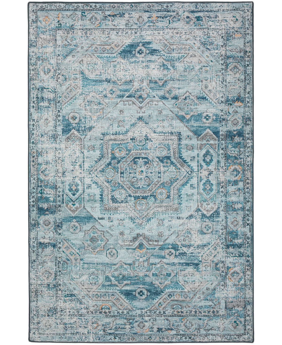 D Style Jericho Jc5 8' X 10' Area Rug In Denim