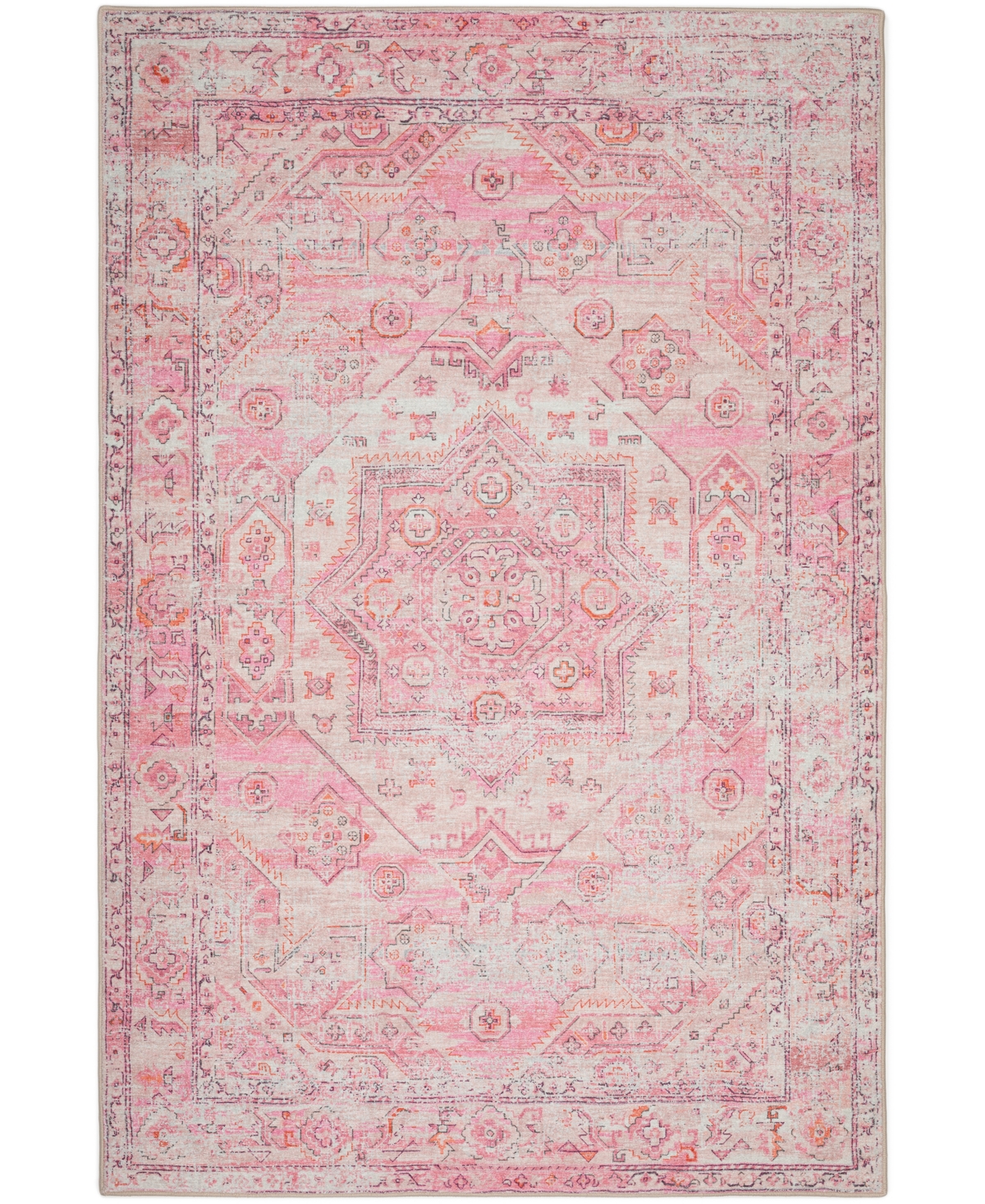 D Style Jericho Jc5 8' X 10' Area Rug In Rose