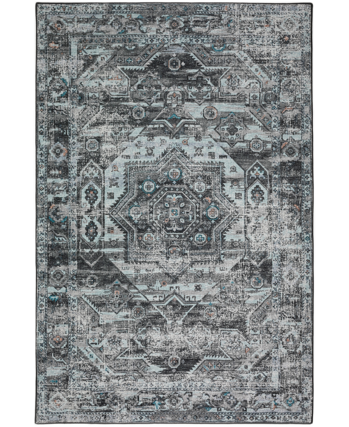 D Style Jericho Jc5 8' X 10' Area Rug In Gray