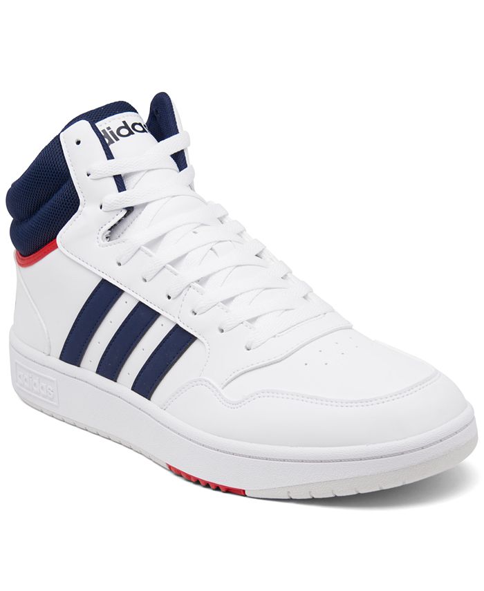 adidas Men's Hoops 3.0 Mid Classic Vintage-Like Casual Sneakers from ...