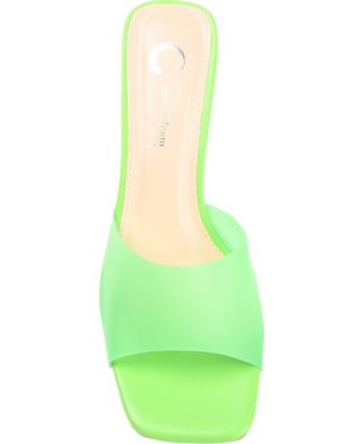 Women's Jaydin Vinyl Block Heel Sandals