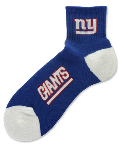For Bare Feet New York Giants Ankle TC 501 Medium Socks