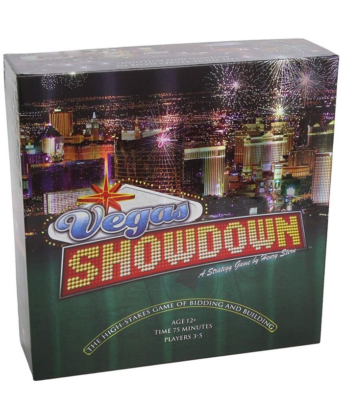 Renegade Game Studios: Vegas Showdown - Bidding & Strategy Board Game, Build The Most Famous Hotel/Casino, Family Ages 12+, 3-5 Players, 75 Min