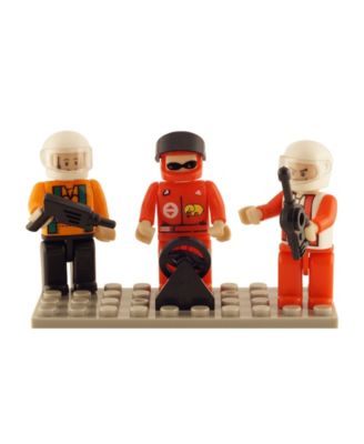 Brictek 3 Mini-Figurines, Racing, 3 Pieces
