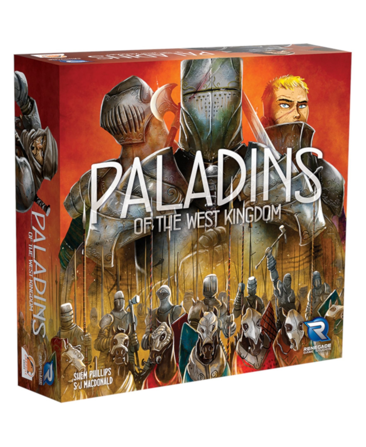 Renegade Game Studios Paladins Of The West Kingdom Game, 80 Pieces In Multi
