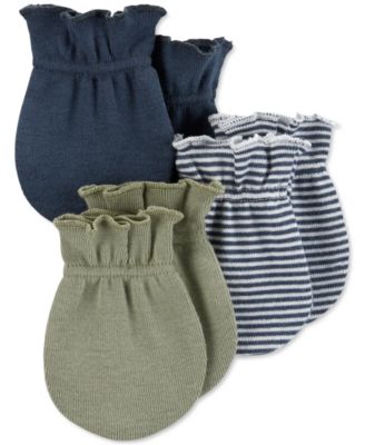 Carter's - Baby Boys or Girls  3-Pack Assorted Cotton Mitts