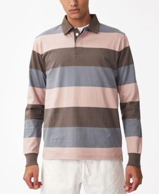 macy's men's long sleeve polo shirts