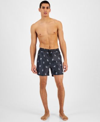INC International Concepts - Men's Zebra Ditsy 5" Board Shorts